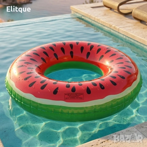 Надуваем пояс Диня 120 см – здрав PVC, атрактивен летен дизайн за плаж и басейн, снимка 6 - Други стоки за дома - 54219630