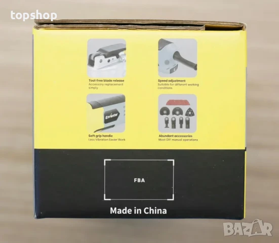 Мултифункционален инструмент Enventor, 300W 15000-22000 OPM, 6 скорости, 3° ъгъл,  28 бр. аксесоари, снимка 12 - Куфари с инструменти - 50542353