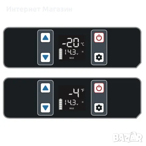 Преносим компресорен хладилник с фризер Diniwid S35 Frigolab, 12/24 волта, снимка 2 - Хладилници - 50012403