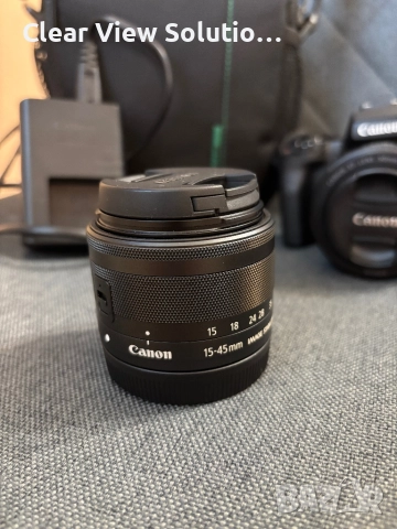 Canon EOS M50 + 2 обектива + аксесоари, снимка 4 - Фотоапарати - 52018909