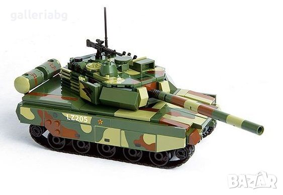 Конструктор Military Танк с фигурки, снимка 5 - Конструктори - 45450246