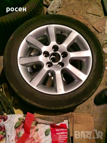 Джанти 5х100 16 цола с хубави гуми, снимка 2 - Гуми и джанти - 53354193