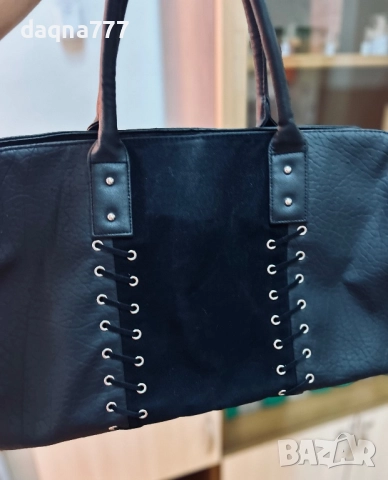 Голяма кожена дамска чанта Англия  Primark, снимка 6 - Чанти - 51829113