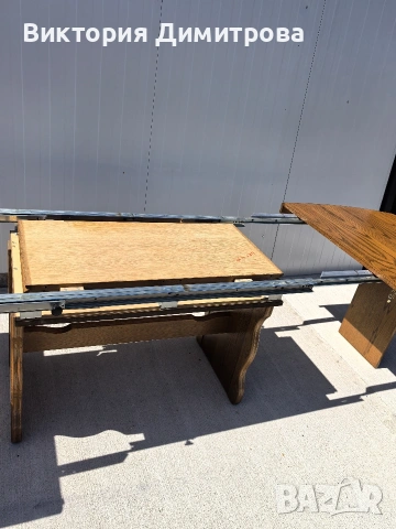 Разтегателна трапезна маса 3,40 м. , снимка 7 - Маси - 54128493