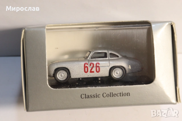 1:72 MERCEDES BENZ 300 SL ИГРАЧКА КОЛИЧКА МОДЕЛ, снимка 4 - Колекции - 53632555