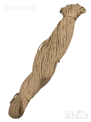 Въже конопено Ф 4 мм ( 50 метра )