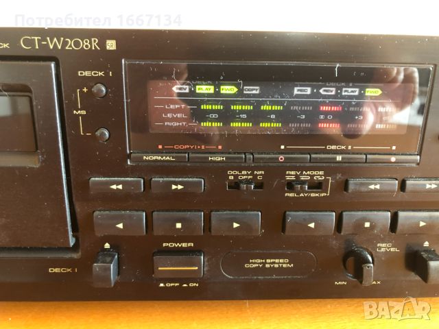 PIONEER CT W-208R, снимка 3 - Декове - 46588102