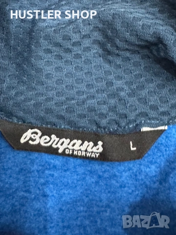 Мъжко BERGANS OF NORWAY MICROFLEECE. Размер L, снимка 6 - Спортни дрехи, екипи - 53088365