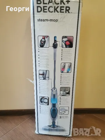 Парочистачката Black+Decker, steam-mop, снимка 1 - Парочистачки и Водоструйки - 48432337