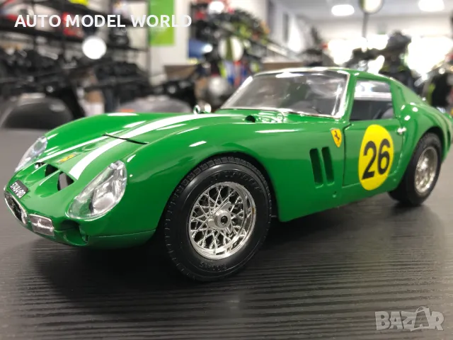 BBURAGO метална колекционерска количка FERARRI 250 GTO 1962г, снимка 1 - Колекции - 47410612