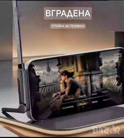 Кабел за зареждане с вградена сгъваема стойка. , снимка 6 - Резервни части за телефони - 53919585