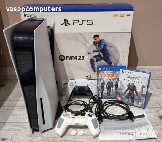 Playstation 5 (PS5) 1TB disc edition, снимка 1 - PlayStation конзоли - 45999598