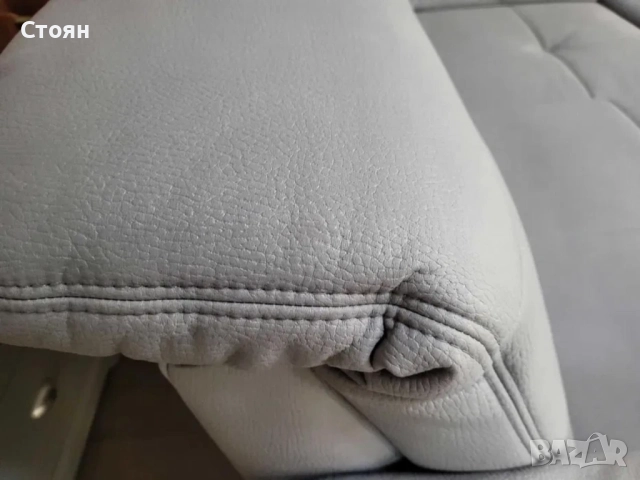 ПРОМОЦИЯ!!! Сив ъглов диван от плат с функция сън и ракла Rhone, снимка 12 - Дивани и мека мебел - 52830250