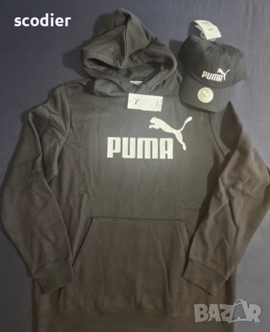 Puma- комплект ХL суитшърт+шапка