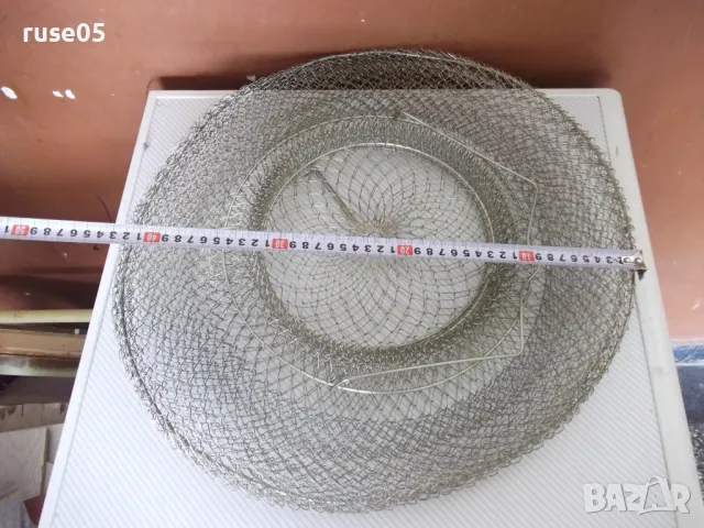 Живарник сгъваем метален рибарски нов - 1, снимка 6 - Екипировка - 50422152