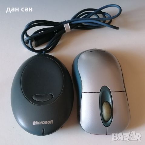 работеща безжична Microsoft X08-72982 Optical Mouse Blue With USB Receiver, снимка 4 - Клавиатури и мишки - 46589813