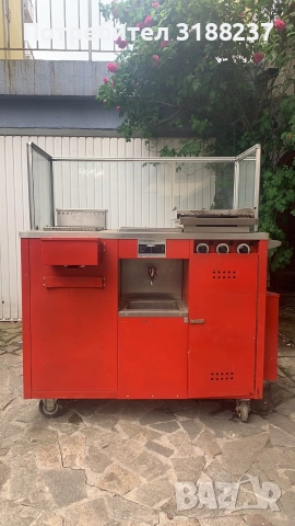 Газова количка за приготвяне на сандвичи