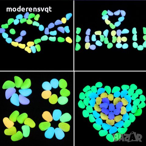 Светещи декоративни камъни, снимка 2 - Градински мебели, декорация  - 45636768
