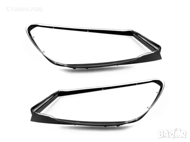 Стъкла (капаци) за фарове на VW Touareg 7P Facelift, снимка 4 - Части - 50159472