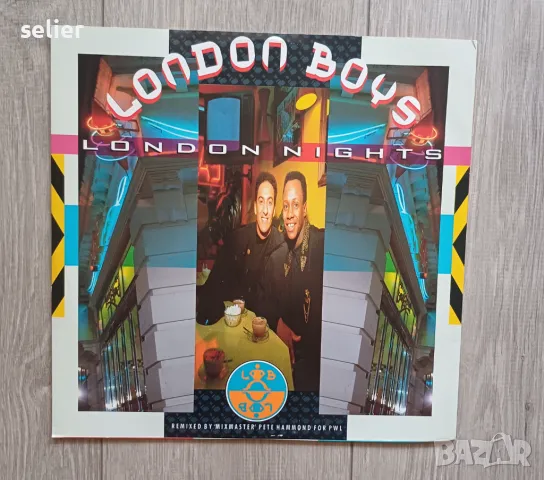 LONDON BOYS- LONDON NIGHTS MAXI SINGLE Английско издание 1989г Отлично състояние на винила и обложка, снимка 1 - Грамофонни плочи - 47149394