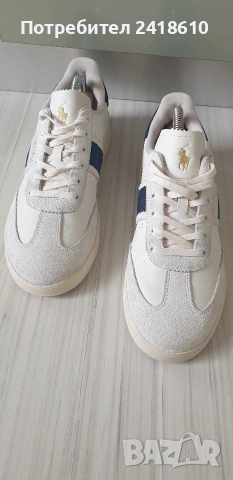 POLO Ralph Lauren Leather Sneakers Size 40 - 25.5см НОВО! ОРИГИНАЛ! ЕСТЕСТВЕНА Кожа!, снимка 11 - Кецове - 53468928
