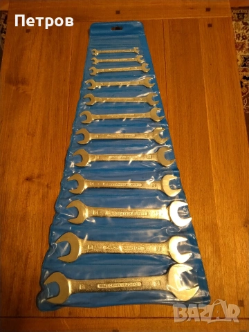 Продавам нов комплект гаечни ключове от 6 до 32 общо 12 бр., снимка 2 - Ключове - 53727470