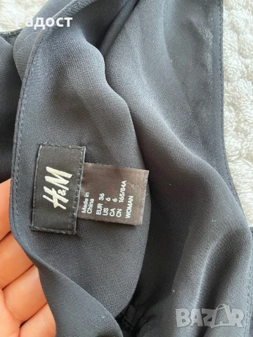 Ефирна черна рокля, снимка 3 - Рокли - 50799208