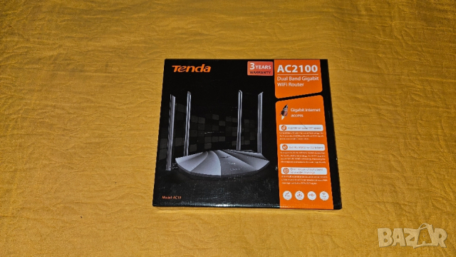 Рутер wireless Tenda AC19, AC2100, Gigabit,USB, dual-band, 4 antene, firewall, MU-MIMO, Wave 2, IPv6, снимка 15 - Рутери - 52932180