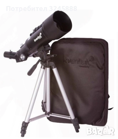 Продавам Телескоп (Далекоглед) LEVENHUK Skyline Travel 70 - 140 пъти Увеличение, снимка 3 - Други инструменти - 51499565
