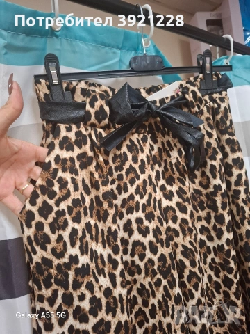Дамски панталон Леопард, снимка 3 - Панталони - 53812605