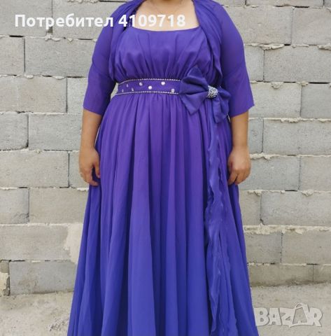 Официална рокля в лилаво, снимка 2 - Рокли - 45917919