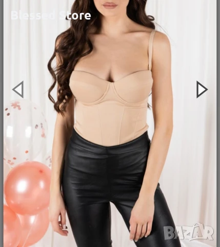 Бюстие с чашка , снимка 2 - Корсети, бюстиета, топове - 50839320