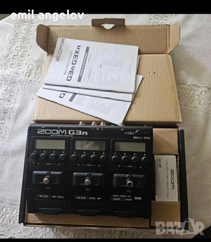 Zoom g3n процесор, снимка 3 - Китари - 52135007