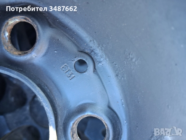 16цола оригинални за Мерцедес 7J ×16 ет31. 5× 112 ц.66.1мм , снимка 6 - Гуми и джанти - 52733630