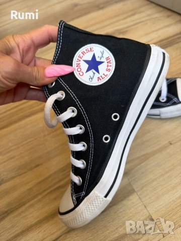 Оригинални високи черни кецове Converse ! 38 н, снимка 2 - Кецове - 48489624