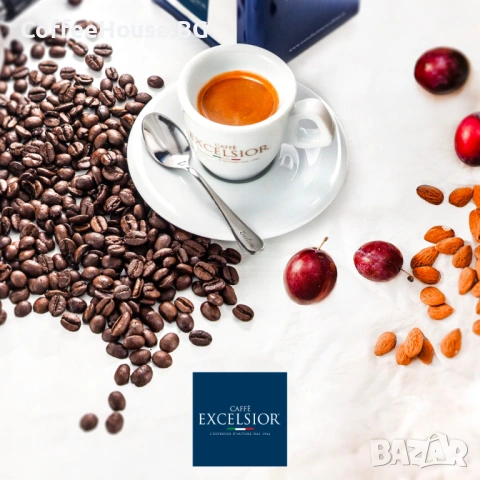 Италианско кафе на зърна за еспресо - Caffe Excelsior Gold, 1 кг., снимка 3 - Други - 53042602