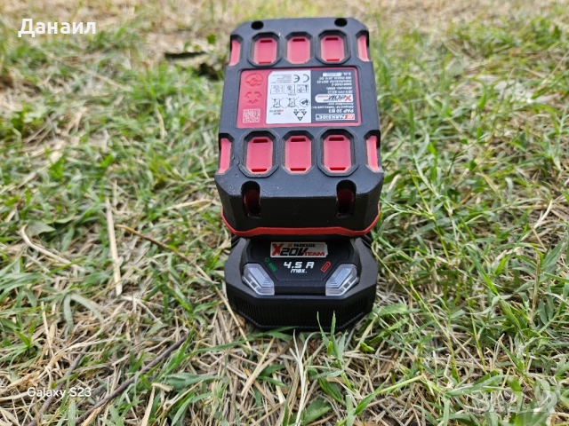 Чисто нови!Батерия 4 ah,20V и зарядно 4.5A ,20V Parkside ., снимка 5 - Винтоверти - 51489455