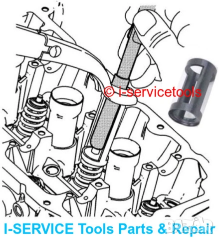 Оригинал UNITOOL СКОБА 70-145 мм Компресор за Пружини на Клапани на Двигатели Бензин и Дизел БАРТЕР, снимка 6 - Други инструменти - 54176047