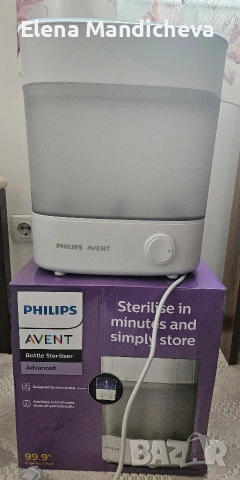 Philips Avent Стерилизатор за бебешки бутилки, снимка 3 - Стерилизатори - 53435964