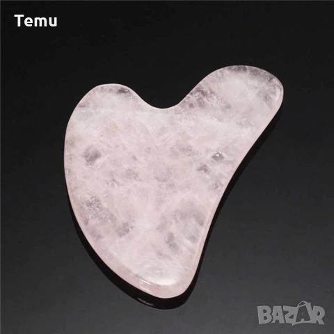 Розов нефритен камък скрепер за лице във формата на сърце за лице TV612, снимка 4 - Масажори - 46373867