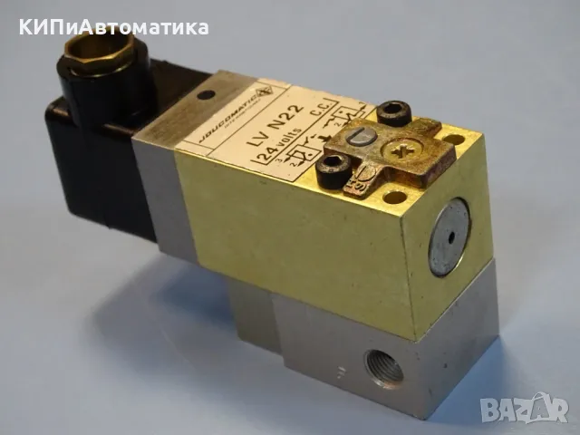 пневматичен разпределител JOUCOMATIC LVN22 Solenoid Valve 24VDC, снимка 6 - Резервни части за машини - 47673310