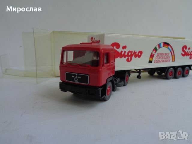  WIKING H0 1/87 MAN КАМИОН МОДЕЛ ИГРАЧКА КОЛИЧКА , снимка 2 - Колекции - 46544427