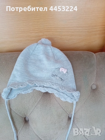 Бебешки шапки за момичета, снимка 14 - Бебешки шапки - 50915494