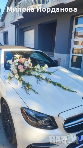 сватбени букети и декорация за кола, снимка 2 - Декорация - 50980647