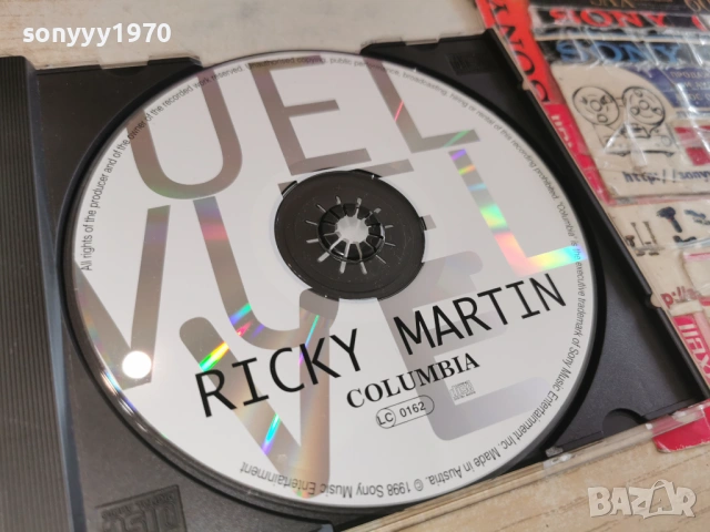 RICKY MARTIN CD 0402261833, снимка 10 - CD дискове - 53357028