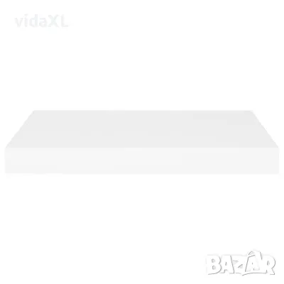 vidaXL Окачен стенен рафт, бял, 50x23x3,8 см, МДФ(SKU:323808), снимка 3 - Други - 49348049