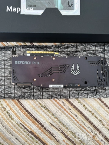 Видео карта Zotac GeForce RTX 3090 24GB, снимка 4 - Видеокарти - 53783394