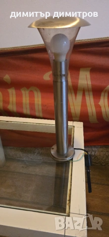 Външна Инокс лампа стояща, 50 см, снимка 4 - Външни лампи - 53081042