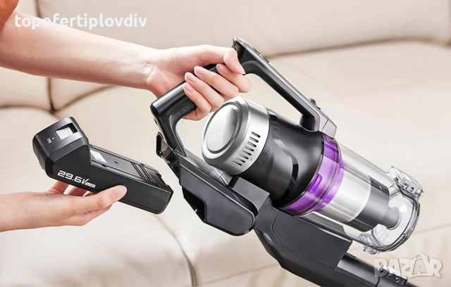 Безкабелна прахосмукачка самопочистваща Eureka,Гаранция, снимка 8 - Прахосмукачки - 52253705