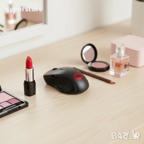 Мишка Безжична MakKi MSX-026 WL, Wireless, 1600dpi, Черна